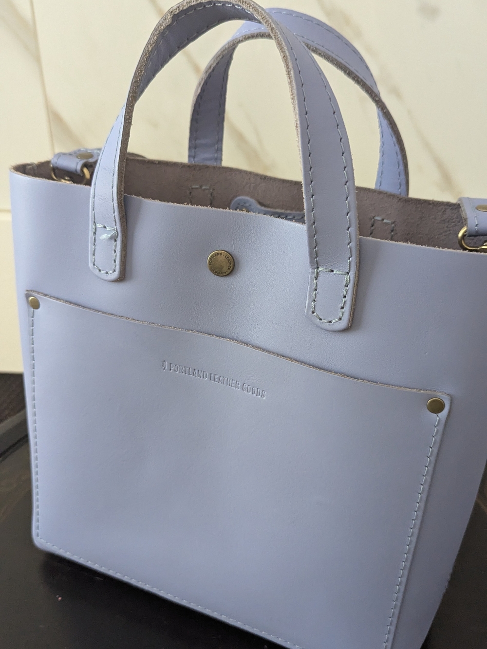 PLG Almost Perfect Jacaranda Mini Crossbody w/ Rare Hide Stamp - Picture 10 of 16